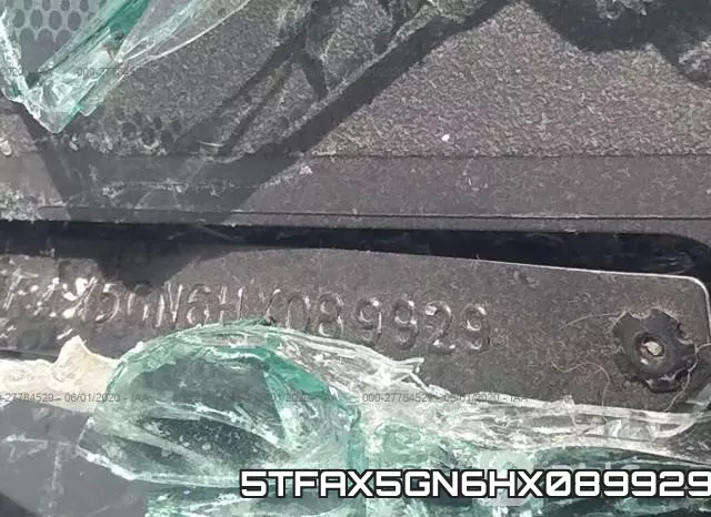 5TFAX5GN6HX089929 фото 10