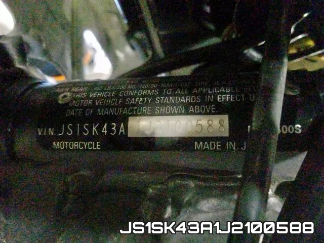 JS1SK43A1J2100588 фото 2