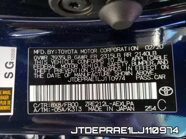 JTDEPRAE1LJ110974 фото 2