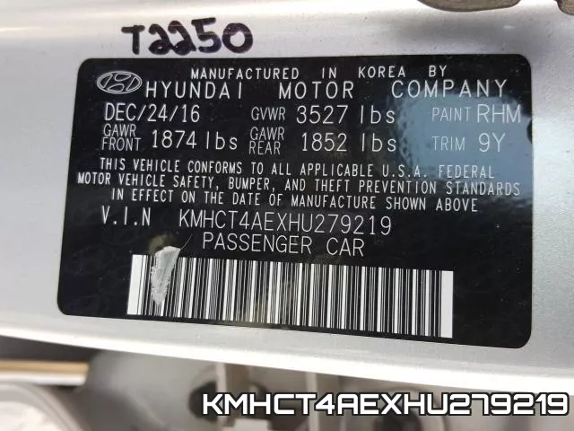 KMHCT4AEXHU279219 фото 2