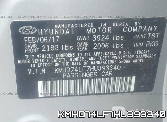 KMHD74LF7HU393340 фото 10
