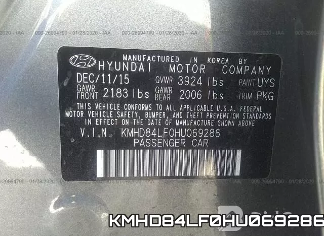 KMHD84LF0HU069286 фото 10
