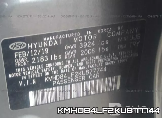 KMHD84LF2KU877744 фото 10