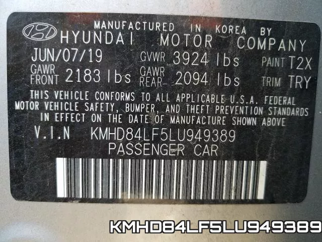 KMHD84LF5LU949389 фото 2
