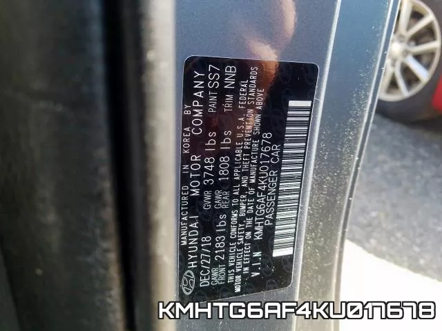 KMHTG6AF4KU017678 фото 2