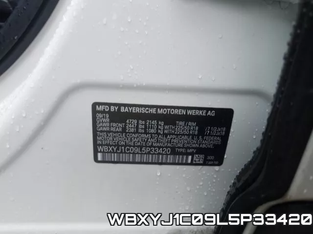 WBXYJ1C09L5P33420 фото 2