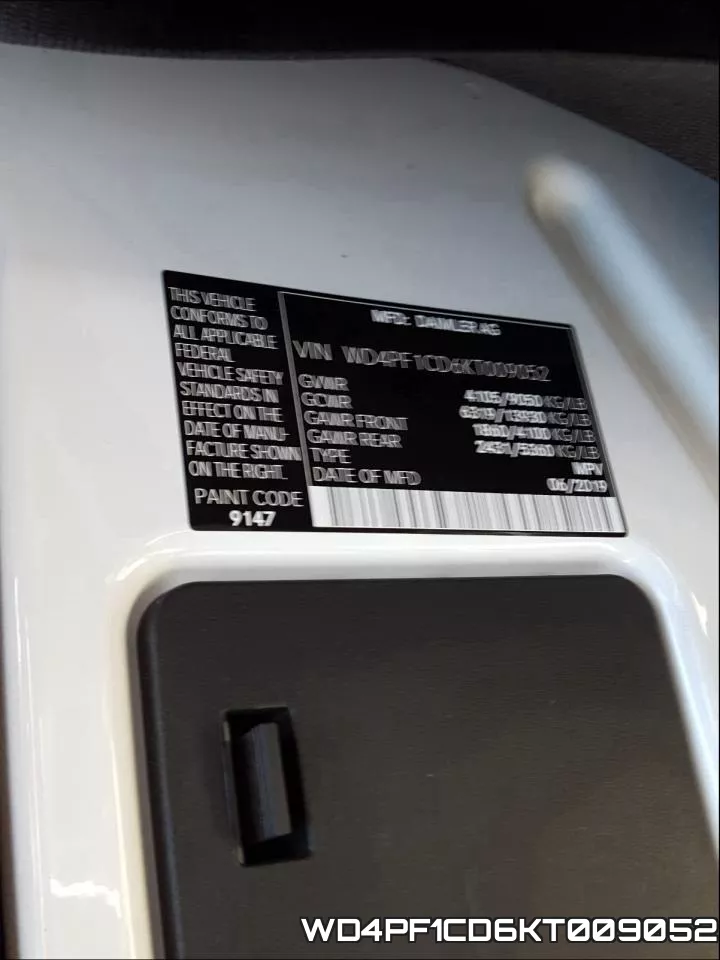 WD4PF1CD6KT009052 фото 2