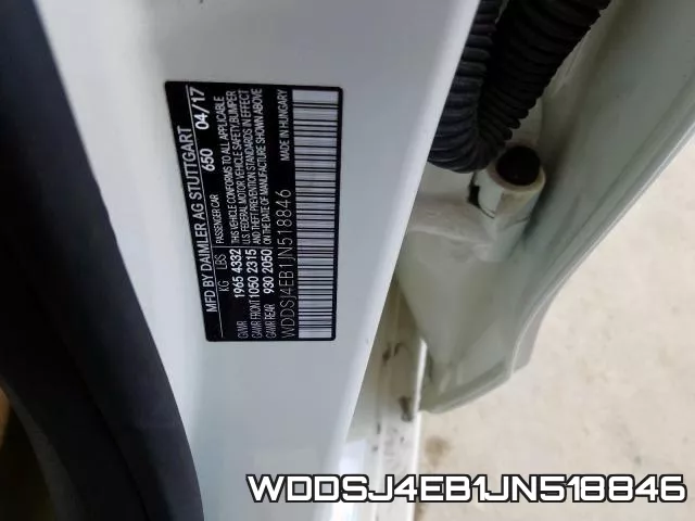 WDDSJ4EB1JN518846 фото 2