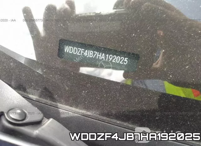 WDDZF4JB7HA192025 фото 10