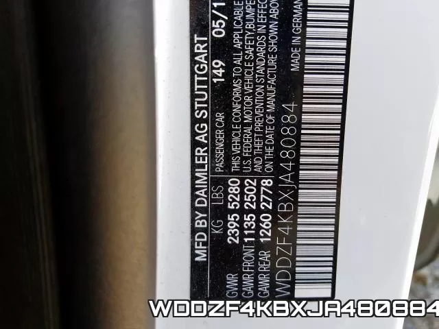 WDDZF4KBXJA480884 фото 2