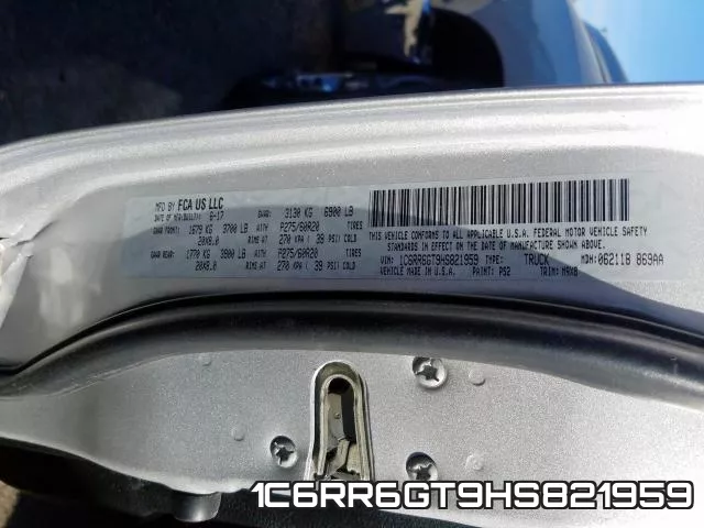 1C6RR6GT9HS821959 фото 2