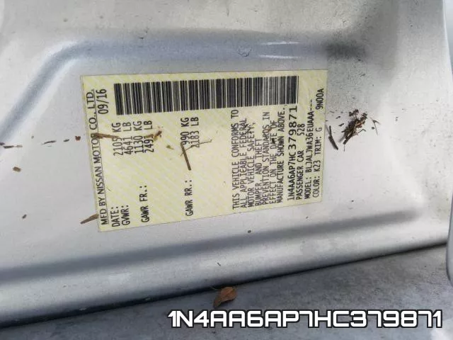 1N4AA6AP7HC379871 фото 2