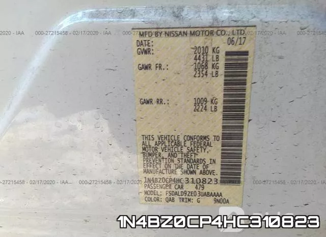 1N4BZ0CP4HC310823 фото 10