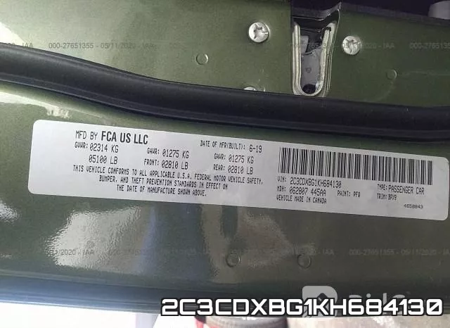 2C3CDXBG1KH684130 фото 10