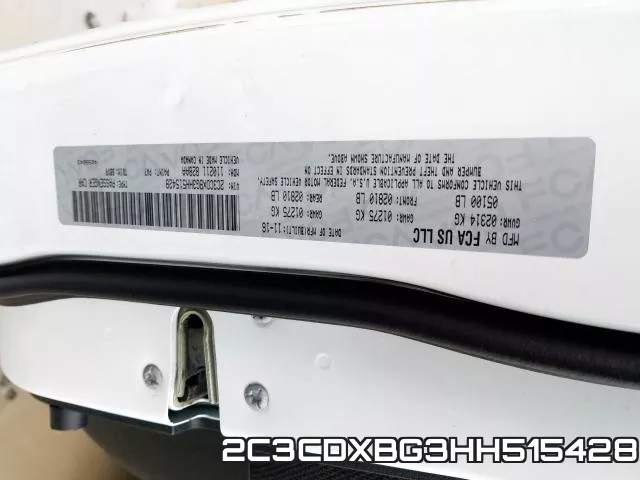 2C3CDXBG3HH515428 фото 2