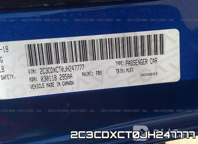 2C3CDXCT0JH247777 фото 10
