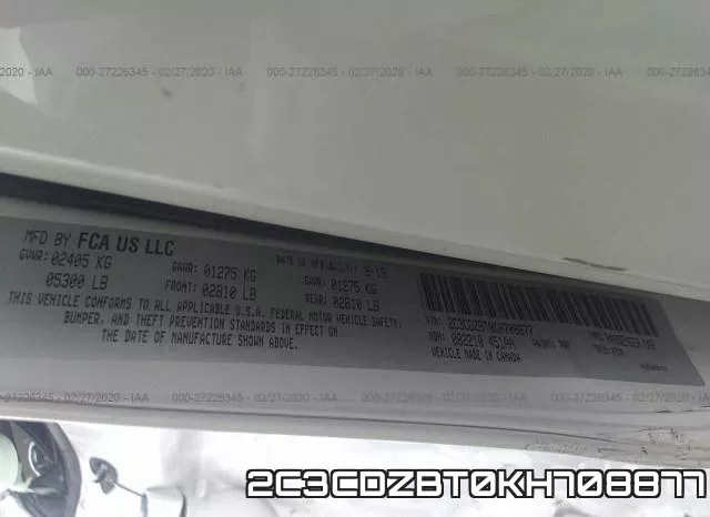 2C3CDZBT0KH708877 фото 10