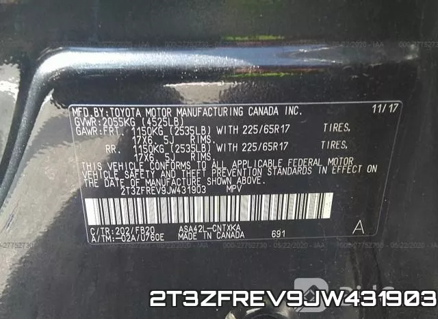 2T3ZFREV9JW431903 фото 10