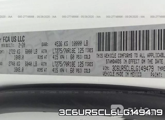 3C6UR5CL6LG149479 фото 10