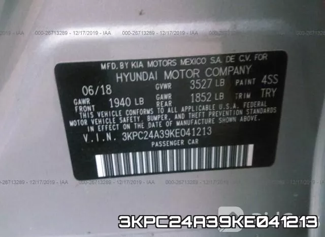 3KPC24A39KE041213 фото 10