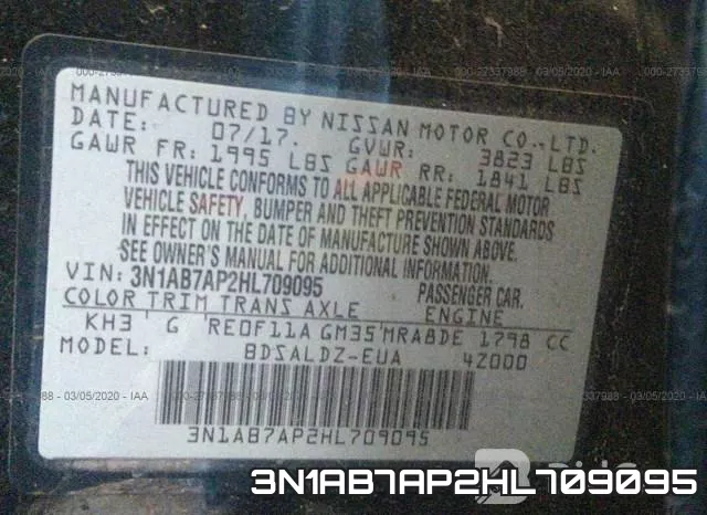3N1AB7AP2HL709095 фото 10