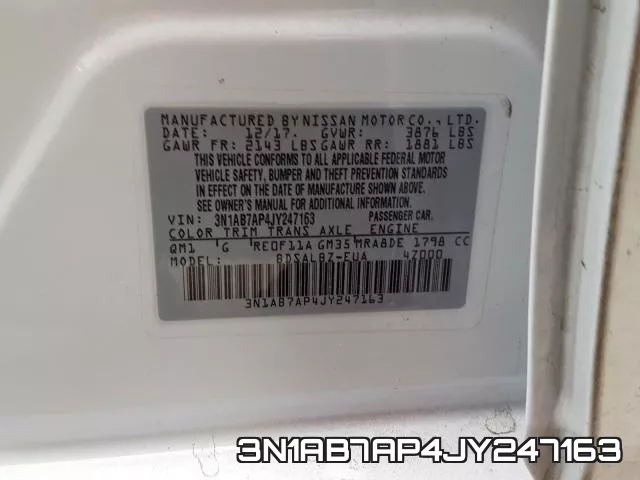 3N1AB7AP4JY247163 фото 2
