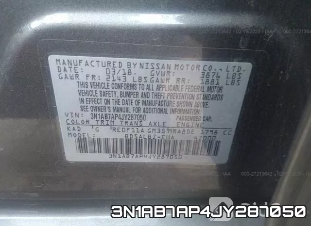 3N1AB7AP4JY287050 фото 10