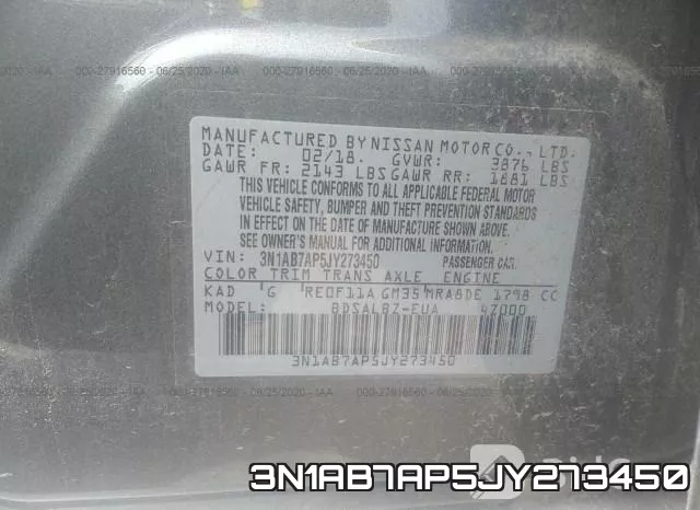 3N1AB7AP5JY273450 фото 10