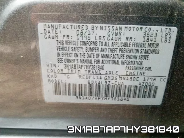 3N1AB7AP7HY381840 фото 2