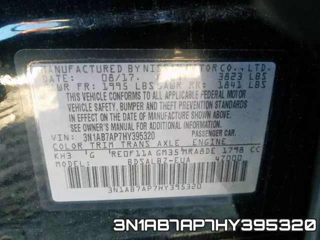 3N1AB7AP7HY395320 фото 2