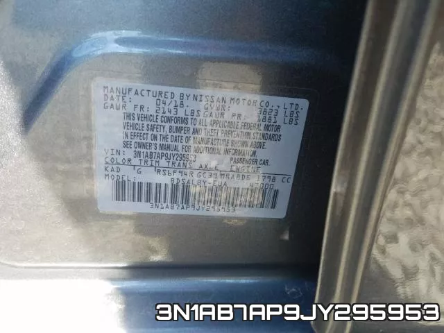 3N1AB7AP9JY295953 фото 2