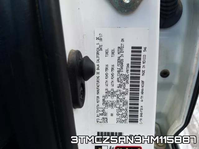3TMCZ5AN3HM115887 фото 2