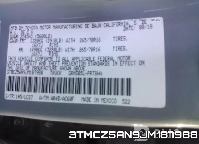 3TMCZ5AN9JM187988 фото 10