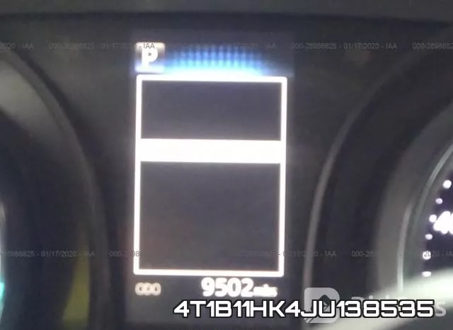 4T1B11HK4JU138535 фото 8