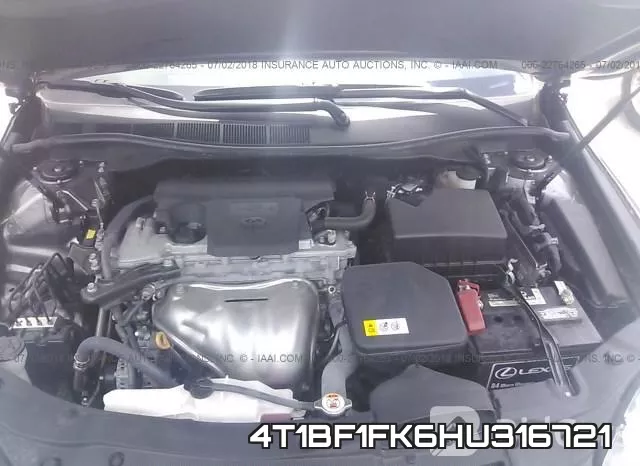 4T1BF1FK6HU316721 фото 2