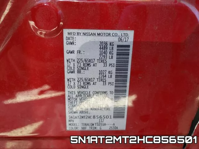 5N1AT2MT2HC856501 фото 2