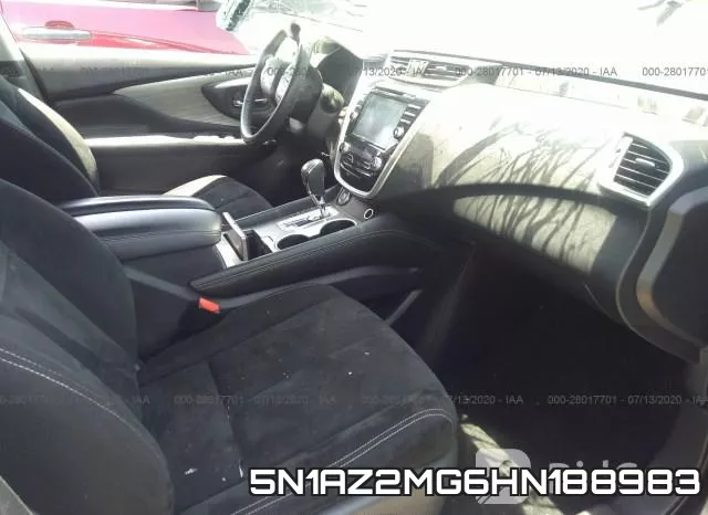 5N1AZ2MG6HN188983 фото 5