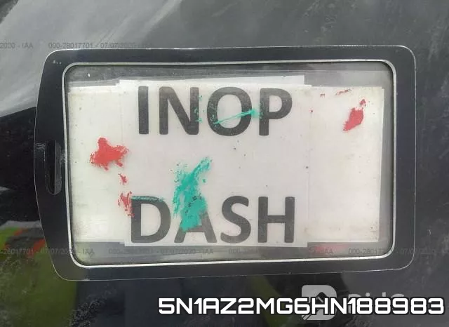 5N1AZ2MG6HN188983 фото 7