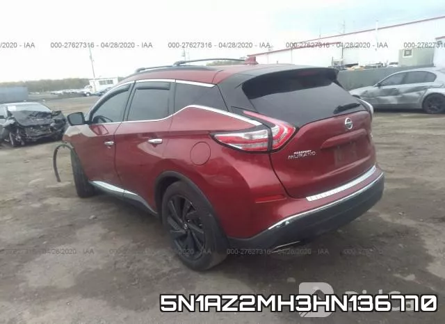 5N1AZ2MH3HN136770 фото 4