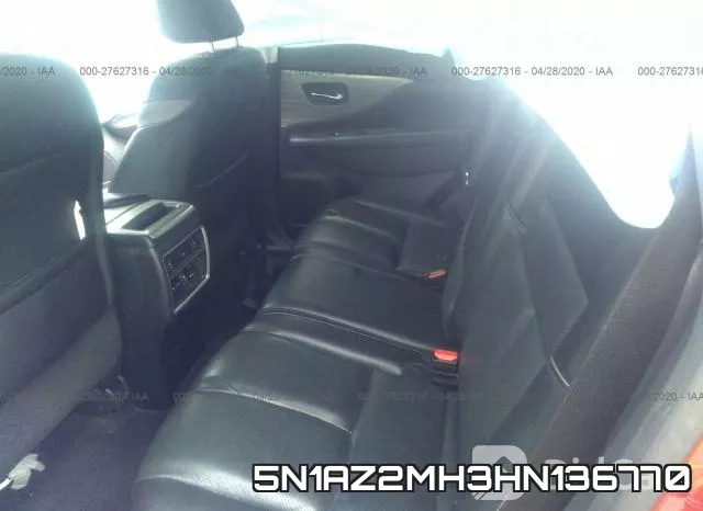 5N1AZ2MH3HN136770 фото 9