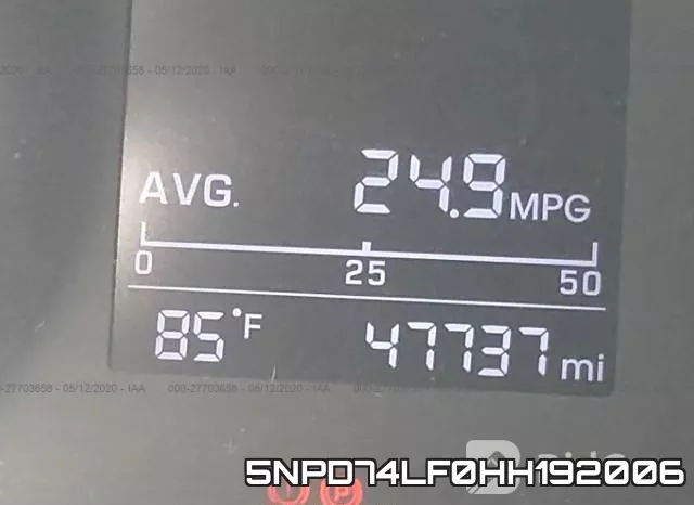 5NPD74LF0HH192006 фото 8