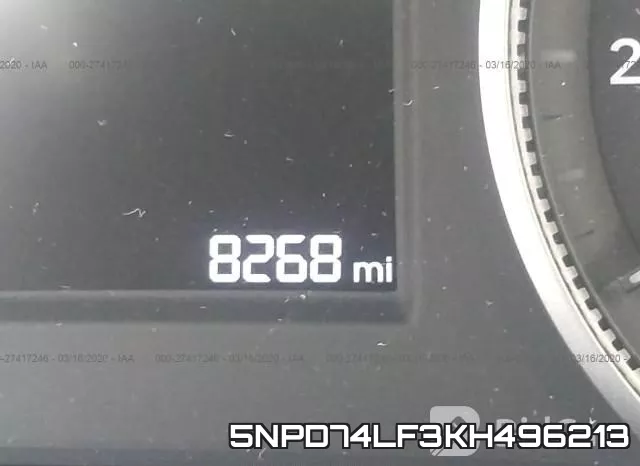 5NPD74LF3KH496213 фото 8