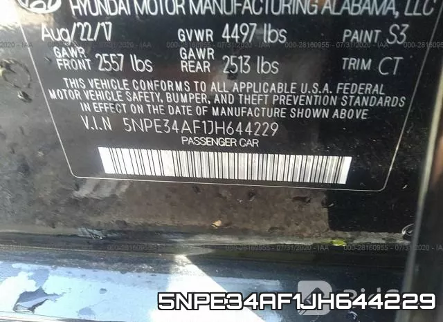 5NPE34AF1JH644229 фото 10