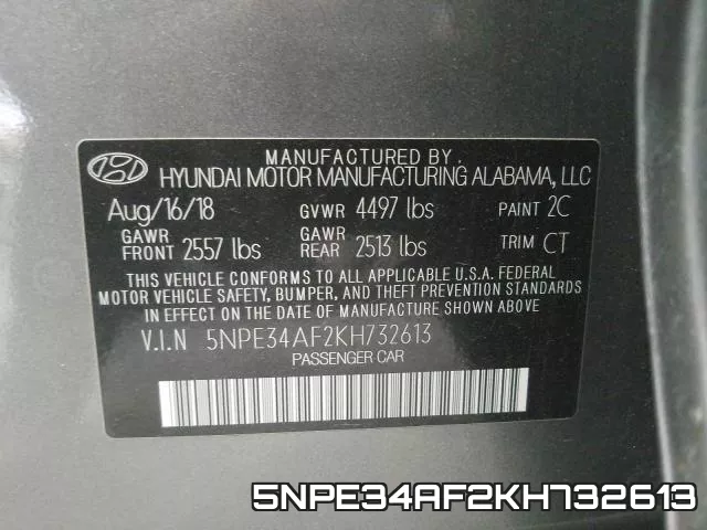 5NPE34AF2KH732613 фото 2