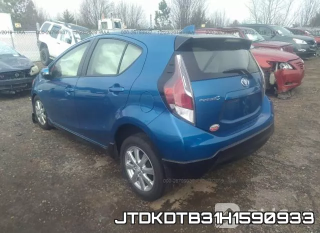 JTDKDTB31H1590933 фото 4