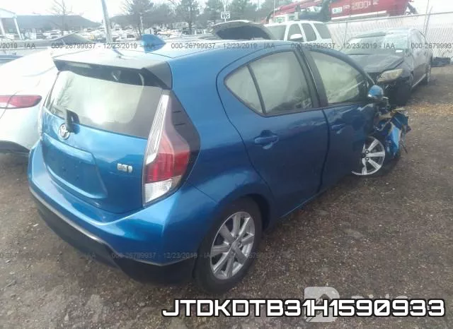 JTDKDTB31H1590933 фото 5