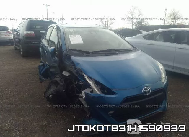 JTDKDTB31H1590933 фото 7