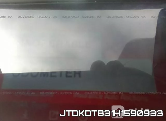 JTDKDTB31H1590933 фото 8