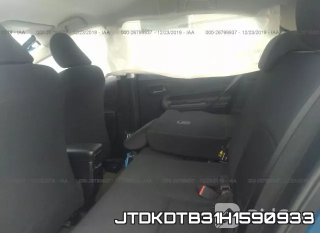 JTDKDTB31H1590933 фото 9