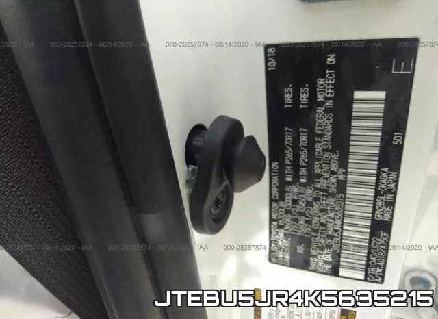 JTEBU5JR4K5635215 фото 10